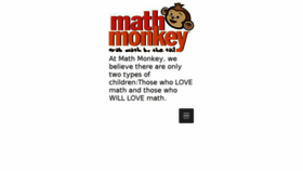 What Mathmonkey.com website looked like in 2017 (6 years ago)