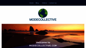 What Modecollective.com website looked like in 2017 (6 years ago)