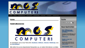What Mos-computer.de website looked like in 2017 (6 years ago)
