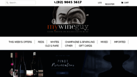 What Mywineguy.com.au website looked like in 2017 (6 years ago)