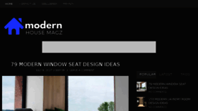 What Modernhousemagz.com website looked like in 2017 (6 years ago)