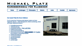 What Michaelplatz.de website looked like in 2017 (6 years ago)