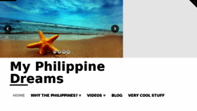What Myphilippinedreams.com website looked like in 2017 (6 years ago)