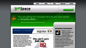 What Mipspace.com website looked like in 2017 (6 years ago)