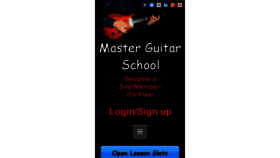 What Masterguitarschool.com website looked like in 2017 (6 years ago)