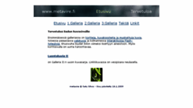 What Metavire.fi website looked like in 2017 (6 years ago)