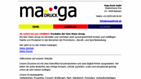 What Magadruck.ch website looked like in 2017 (6 years ago)