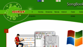 What Miraf.cz website looked like in 2017 (6 years ago)