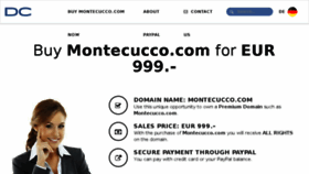 What Montecucco.com website looked like in 2017 (6 years ago)