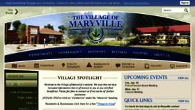 What Maryville-il.us website looked like in 2017 (6 years ago)