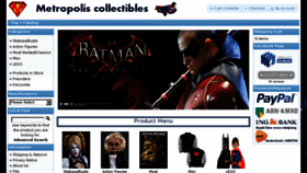 What Metropolis-collectibles.com website looked like in 2017 (6 years ago)