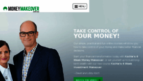 What Moneymakeover.com.au website looked like in 2017 (6 years ago)