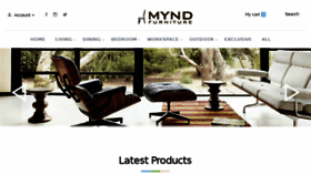 What Myndfurniture.com website looked like in 2017 (6 years ago)