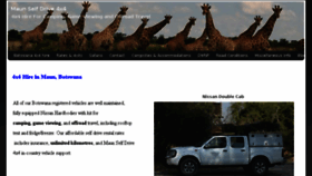 What Maunselfdrive4x4.com website looked like in 2017 (6 years ago)