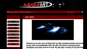 What Miamihid.com website looked like in 2017 (6 years ago)