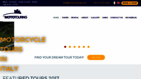 What Mototouring.com website looked like in 2017 (6 years ago)