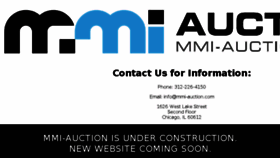 What Mmi-auction.com website looked like in 2017 (8 years ago)