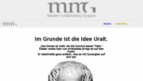 What Mmg.de website looked like in 2017 (6 years ago)