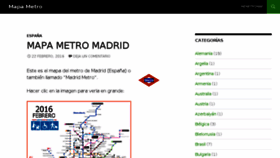 What Mapametro.com website looked like in 2017 (6 years ago)