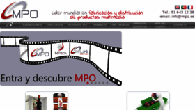 What Mpo.es website looked like in 2017 (6 years ago)