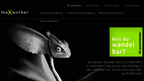 What Maxworker.de website looked like in 2017 (6 years ago)