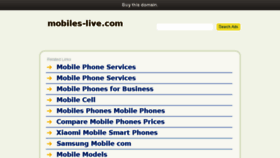What Mobiles-live.com website looked like in 2017 (6 years ago)