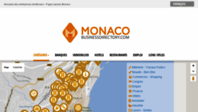 What Monacobusinessdirectory.com website looked like in 2017 (6 years ago)