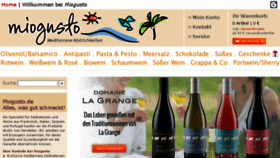 What Miogusto.de website looked like in 2017 (6 years ago)