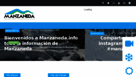 What Manzaneda.info website looked like in 2017 (6 years ago)