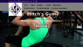 What Mitchsgym.com website looked like in 2017 (6 years ago)
