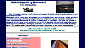 What Marine-plywood.us website looked like in 2017 (6 years ago)