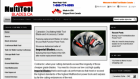 What Multitoolblades.ca website looked like in 2017 (6 years ago)