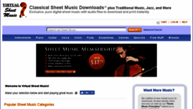 What Media.virtualsheetmusic.com website looked like in 2017 (6 years ago)