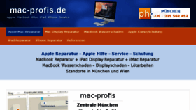 What Mac-profis.de website looked like in 2017 (6 years ago)