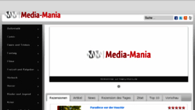 What Media-mania.de website looked like in 2017 (6 years ago)