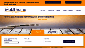 What Mobilhomedefrance.com website looked like in 2017 (6 years ago)