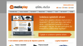 What Mediaplay.si website looked like in 2017 (6 years ago)