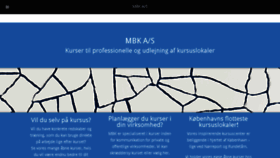 What Mbk.dk website looked like in 2017 (6 years ago)