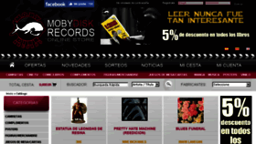 What Mobydiskrecords.es website looked like in 2017 (6 years ago)