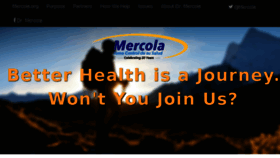 What Mercola.org website looked like in 2017 (6 years ago)