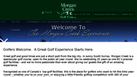 What Morgancreekgolf.com website looked like in 2017 (6 years ago)