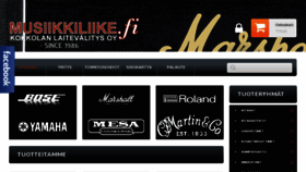 What Musiikkiliike.fi website looked like in 2017 (6 years ago)