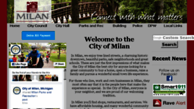 What Milanmich.org website looked like in 2017 (6 years ago)