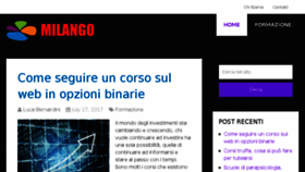 What Milango.it website looked like in 2017 (6 years ago)