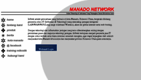 What Manado.net website looked like in 2017 (6 years ago)