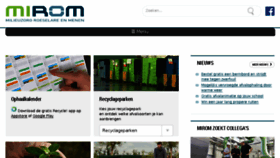 What Mirom.be website looked like in 2017 (6 years ago)