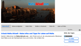 What Malta-aktuell.com website looked like in 2017 (6 years ago)