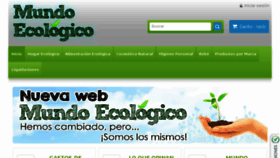 What Mundoecologico.es website looked like in 2017 (6 years ago)