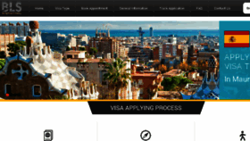What Mr.blsspainvisa.com website looked like in 2017 (6 years ago)