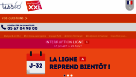 What Ma-ligne-a-en-xxl.fr website looked like in 2017 (6 years ago)